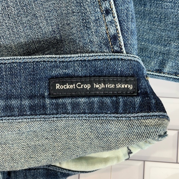 Citzens of Humanity Jeans Womens 27 Rocket Crop High Rise Skinny Western Rodeo - Picture 11 of 14